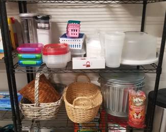 Garage and kitchen items
