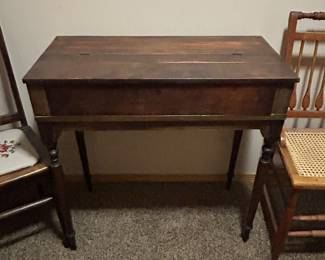 Antique folding top desk