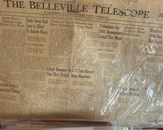 Vintage newspaper