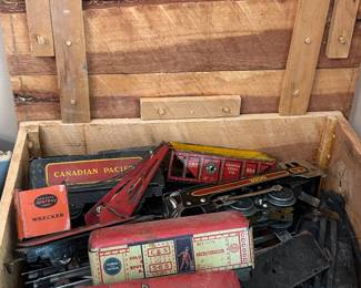 Marx metal train and tracks