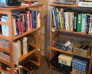 Nice compact book shelves