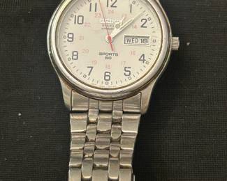 Railroad approved sports 50 Seiko watch
