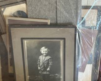 Several vintage black and white photos