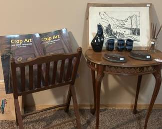 Antique magazine rack