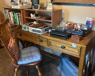 Nice desk with matching accessories
