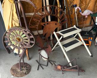 Metal outdoor decor