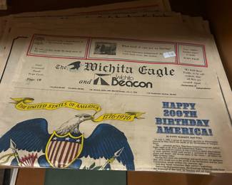Vintage newspaper