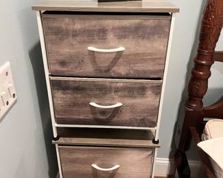 Tall Fabric Dresser