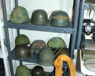 Assorted WWII Helmets