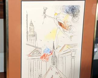 Salvador Dali “View of Wall Street”