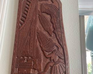 ANTIQUE GERMAN BOARD -BREAD -COOKIES COOL PIECE