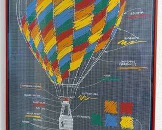 Abq Balloon Fiesta framed + unframed posters 1980s - 2000s