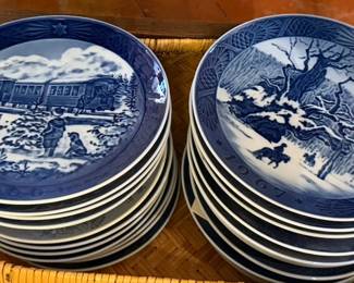 Royal Copenhagen annual Christmas plates (1980s - 2000s)