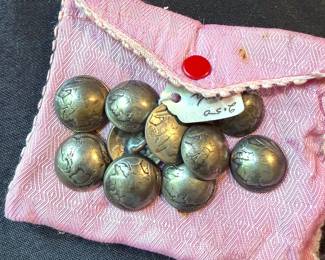 Buffalo nickel buttons
