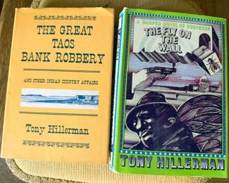 Signed 1st edition Tony Hillerman novels (20+) inc from 1960s