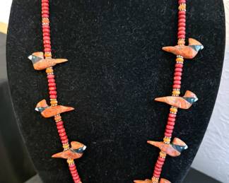 Zuni fetish necklace