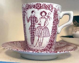 Demi-tasse cups + saucers (Asian + European)