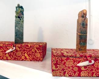 Chinese chop name seals
