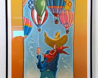 Abq Balloon Fiesta framed + unframed posters 1980s - 2000s