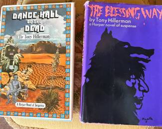 Signed 1st edition Tony Hillerman novels (20+) inc from 1960s