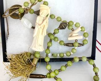 Carved necklace
