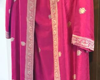 Thai silk cocktail dress and jacket
