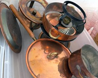 Copper pans