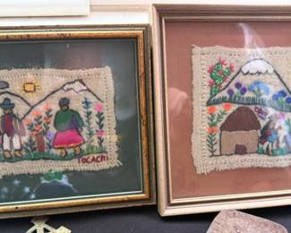 Embroidered artwork