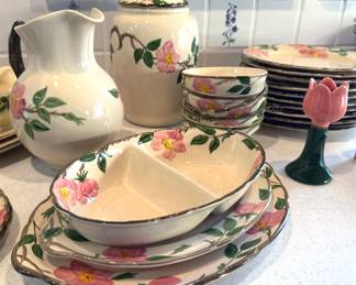 Franciscan Desert Rose dishwares + servingwares