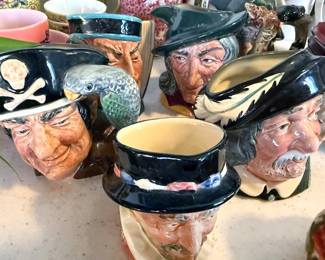 Royal Daulton Toby character mugs