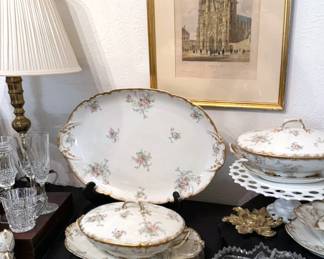 Limoges Haviland serving + dishwares