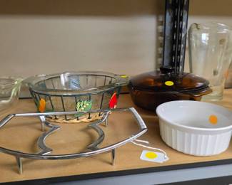 Casserole Dishes and Corning Ware Casserole Dish Holder