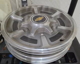 Vintage Chevy 4x4 Truck Hubcap set of 4