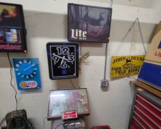 Man Cave Lights and Signs