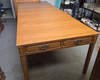Vintage Expandway Cabinet with Expandable Table - expands up to 9Ft 1 Inch long (has 6 leafs for extending to the length you want)