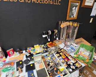 Costume jewelry, letter openers, collectibles