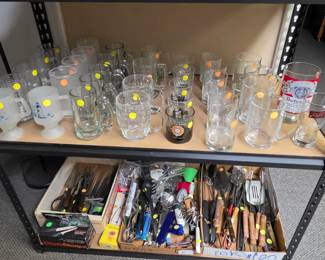 Beer or Whiskey anyone? And lots of kitchen utensils!