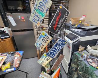 License plates - vintage and modern day