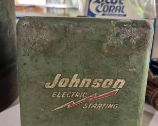 vintage Johnson Electric Starting junction box,  1950s -1960s
