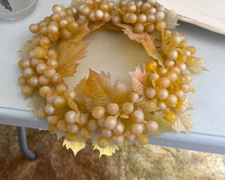Vintage Rubber Grape Candle Ring