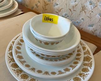Corelle Butterfly Gold Dishes