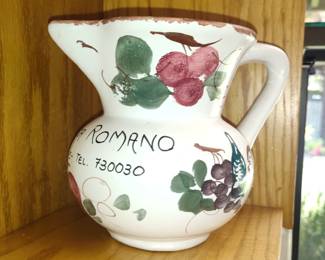 Ceramica Borin Decorative Pitcher