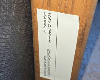 Mid-Century Modern Oak Frame Upholstered Chairs (Set of 2) by Athayen Associates