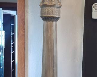Art Deco Elephant Column Floor Lamp