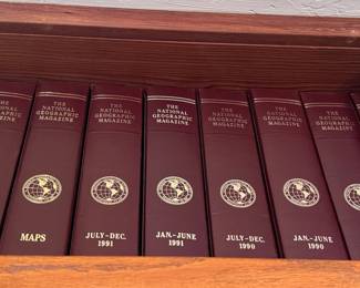 National Geographic Magazine Bound Volumes