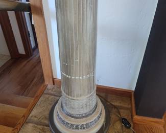 Art Deco Elephant Column Floor Lamp