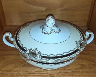 Noritake "Augustan" Pattern Covered Vegetable Bowl
