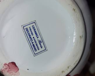 Ceramica Borin Decorative Pitcher