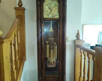 Sligh Grandfather Clock Model 0937-1-AB with Celestial Dial