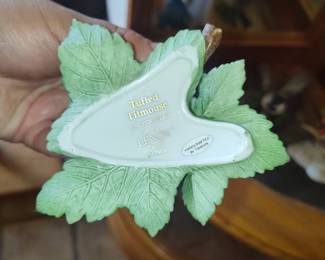 Lenox "Turtle Dove" and "Tufted Titmouse" Fine Porcelain Figurines